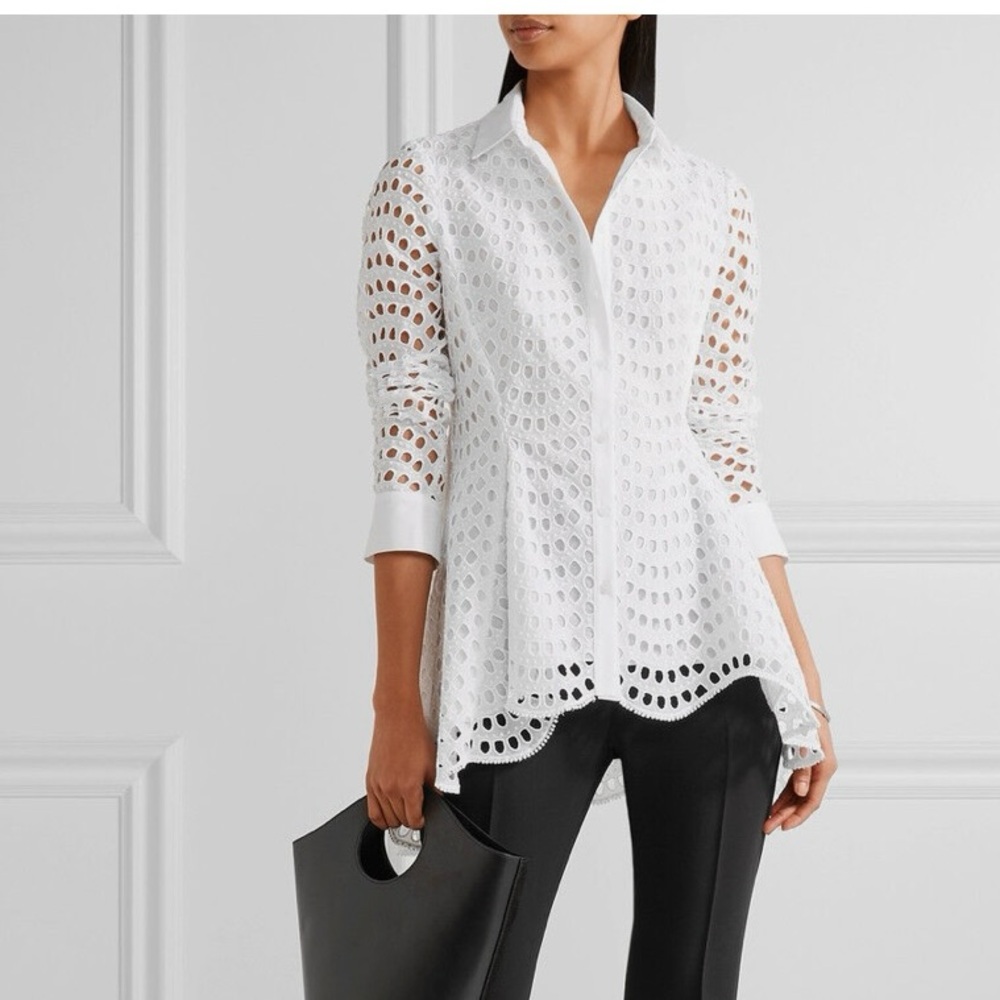 Lela Rose daisy embroidered blouse - Picture 16 of 16